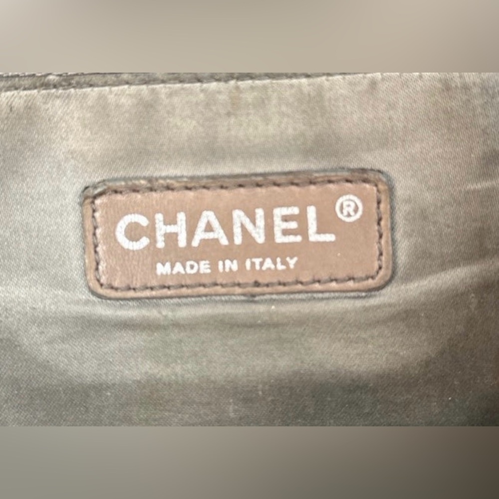 Chanel authentic classic quilted aged glazed calfskin black silver - Picture 11 of 15